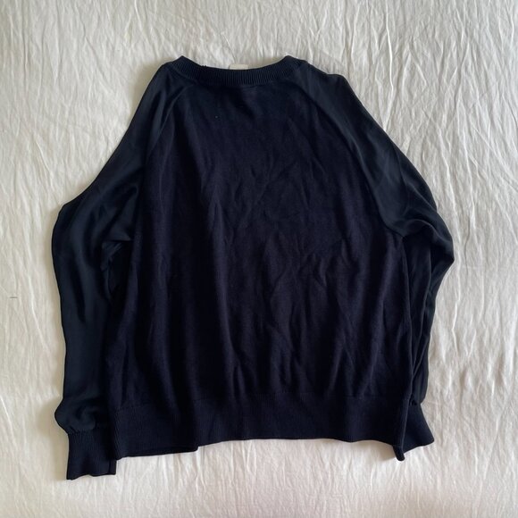 NWT LOFT Cold Shoulder Sweater (sz XL) - Picture 5 of 7